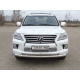 Накладка решётки радиатора 16 мм ТСС для Lexus LX-570 2012-2015