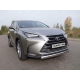 Накладка решётки радиатора 16 мм ТСС для Lexus NX-200t 2014-2017