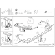 Фаркоп оцинкованный Galia шар A для Renault Megane/Scenic 3 2009-2015