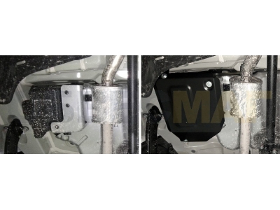 Защита адсорбера Автоброня, сталь 2 мм для Kia Seltos 2020-2021