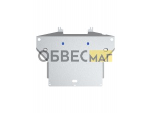 Защита переднего электромотора для ZEEKR 009 (2024-н.в.) AT электро 4WD (алюминий, 3 мм) / Зикр