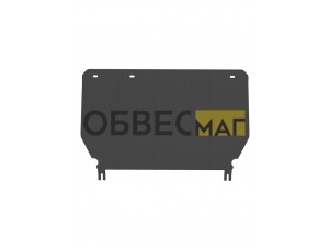 Защита картера для NISSAN Qashqai (J11) (14-15) 1.2/2.0 FWR/AWD бен., CVT / Ниссан Кашкай