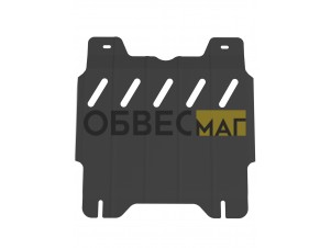 Защита картера для TOYOTA Hilux (15-) Fortuner (17-) 2,4/2,8 диз. МТ/АТ / Тойота Хайлюкс