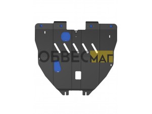 Защита картера и коробки передач для FAW Besturn B50 (12-) 1,6 бен. МТ/АТ / ФАВ Бестерн Б50