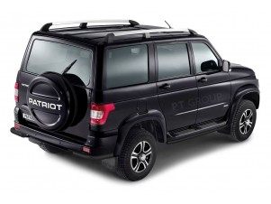 Защита порогов окантовка d=51 мм ШАГРЕНЬ (ППК) для UAZ Patriot 2014-н.в. №UZP-14-330304.22