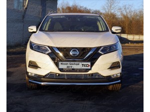 Защита переднего бампера 60 мм для Nissan Qashqai № NISQASH19-15