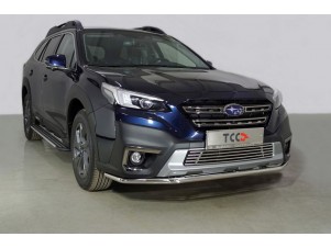 Защита передняя нижняя 42,4 мм для Subaru Outback VI Рестайлинг 2022 – н.в. SUBOUT21-12