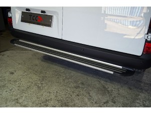 Задняя подножка алюминиевая ''Slim line Silver'' 1720 мм для Sollers Atlant 2023 – н.в. SOLAT23-02S